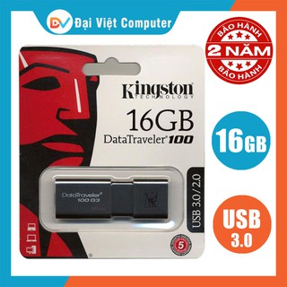 Usb kingston dt100 g3 16gb usb 3.0 - tem fpt/vĩnh xuân