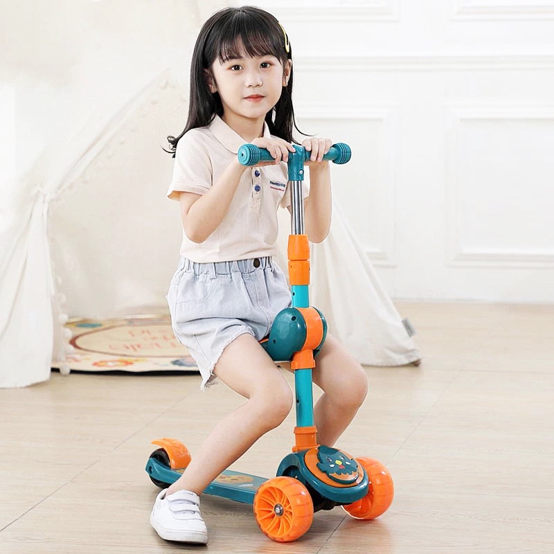 XE SCOOTER 3 BÁNH 3 IN 1 BÁNH XE CÓ ĐÈN LED , CÓ ĐỆM NGỒI , CÓ NHẠC