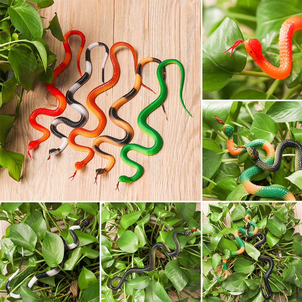 Rắn đồ chơi bằng nhựa mềm đáng sợ trang trí Halloween