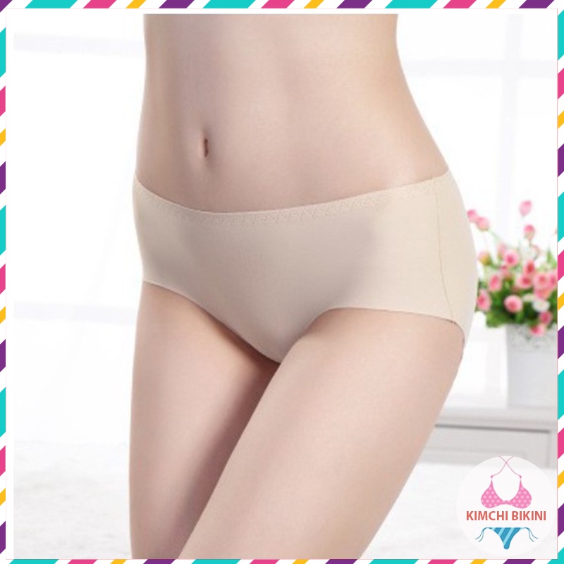 [Thanh Lý] Quần lót su nữ vải mềm viền sóng  KIMCHIBIKINI chíp đúc thun lạnh thiết kế mềm mại xinh đẹp dễ thương QL158