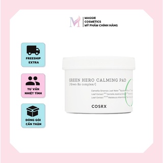 Bông tẩy da chết cosrx green hero calming pad