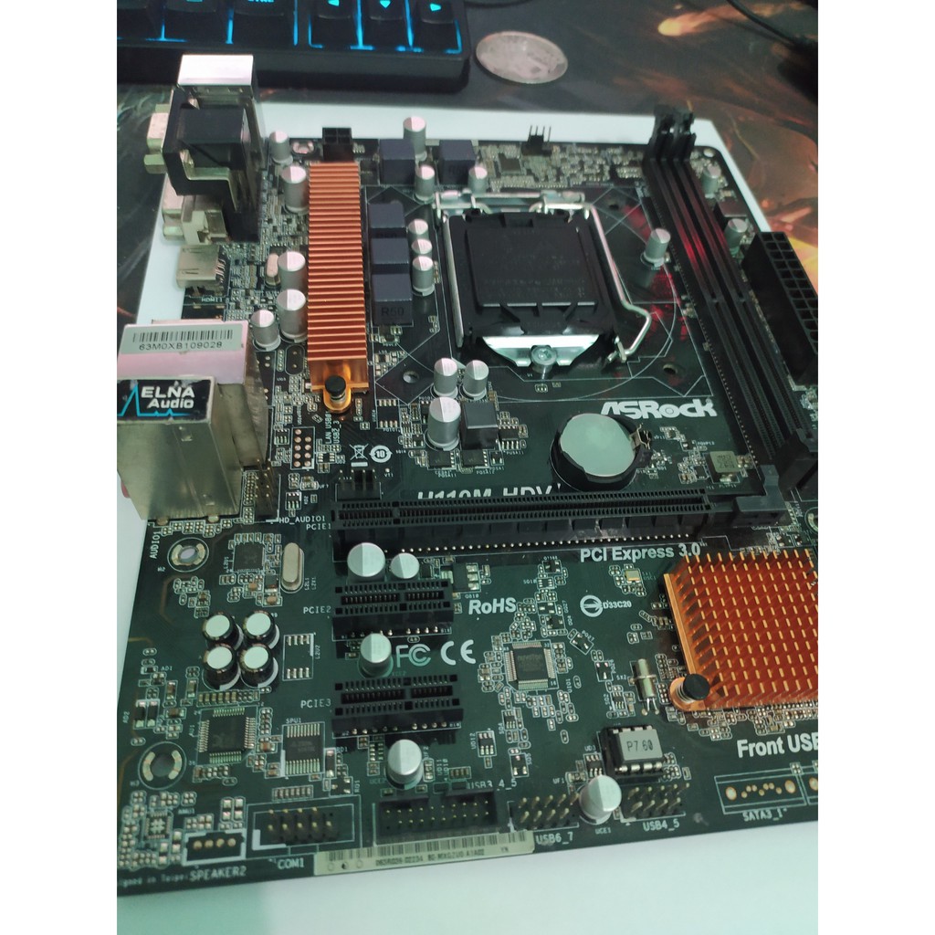 Main Asrock H110 HDV ITX