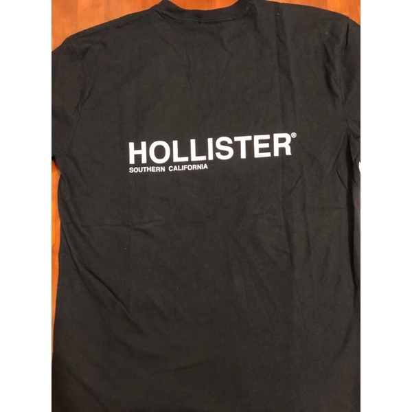 Áo thun Nam Size M màu đen Hollister
