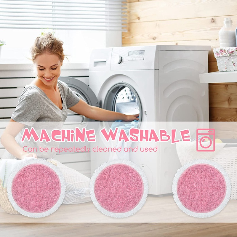 Set 6 Tấm Đệm Lau Thay Thế Cho Cây Lau Nhà Điện Tử