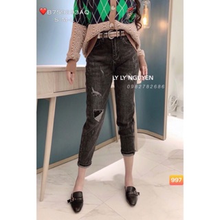 ✨Baggy Jeans Rách Đắp Vải
