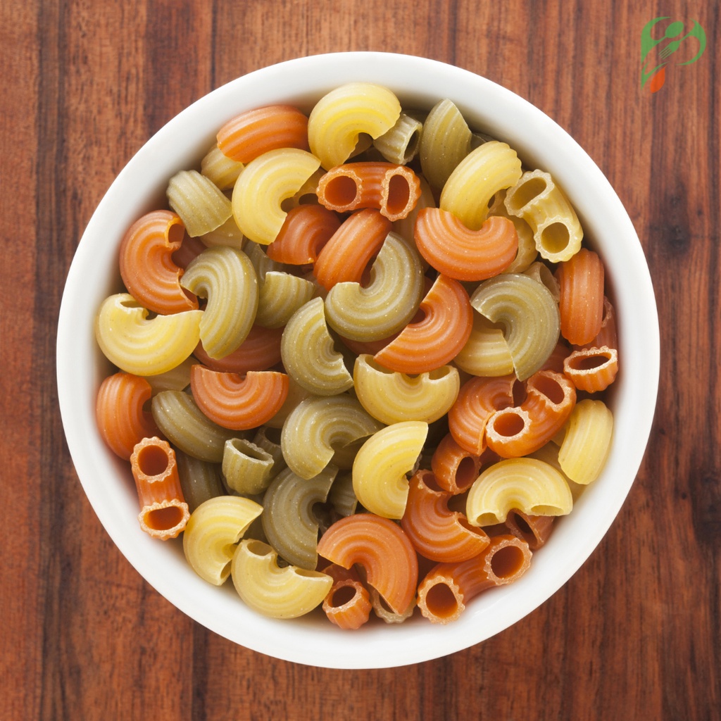 Nui Rau Củ Thực Dưỡng (Loại Ngon) 500GR - Nui Ngũ Sắc EAT CLEAN Cao Cấp Hỗ Trợ Ăn Kiêng, Ăn Dặm
