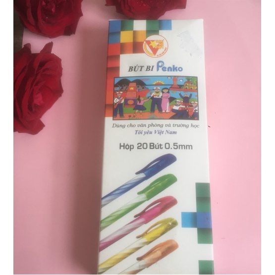 Bút bi nến, bút dành cho học sinh, nét thanh nhỏ