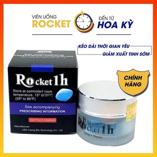 Rocket 1h tăng cường sinh lý nam kéo dài kéo dài thời gian - hộp 10 viên
