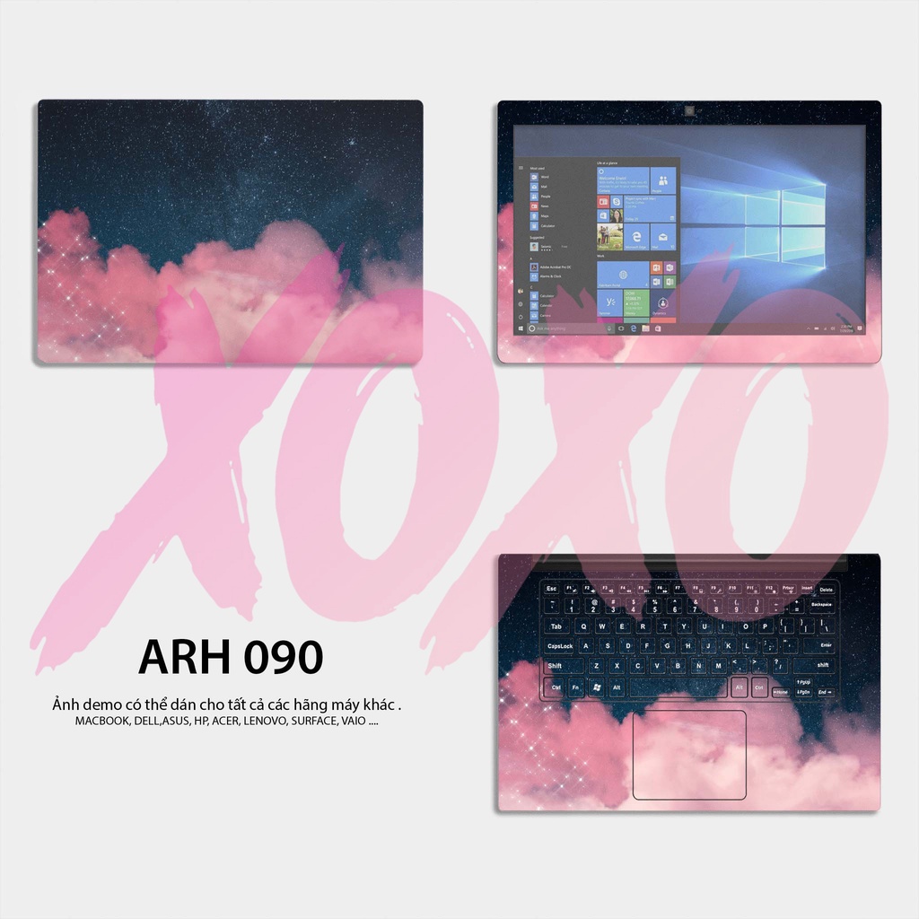 Miếng Dán Laptop Mẫu Sky Night - Decal Dán có cho Dell, Hp, Asus, Lenovo, Acer, MSI, Surface,Vaio, Macbook