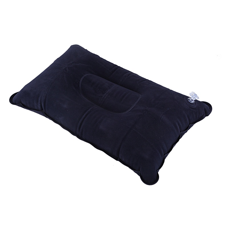 Gối Bơm Hơi Hai Mặt Có Thể Gấp Gọn Dùng Đi Cắm Trại / Du Lịch / Văn Phòng Màu Xanh Dương