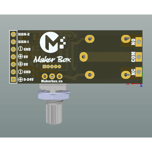 Module tạo thời gian trễ, Makerbox, tương thích với nhiều cảm biến, thích hợp làm bình rót rượu, mạch rửa tay tự động