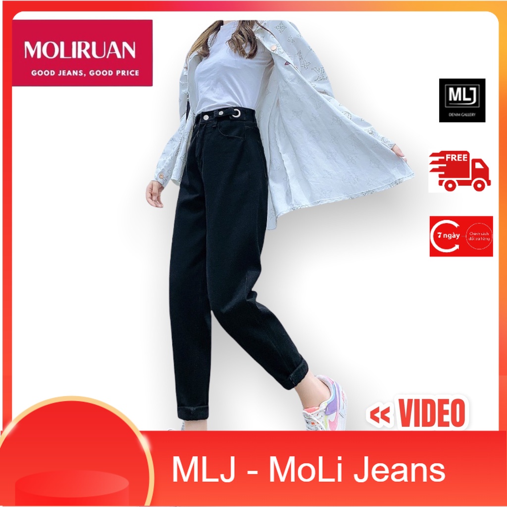 Quần jean baggy nữ BigSize Lưng Kiểu 5 Nút, phong cách hàn quốc, phom to rộng đủ size 4067 MLJ