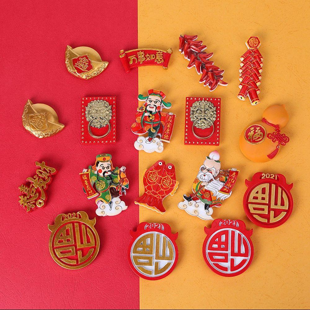 Chú Hổ Bằng Nhựa Resin Dễ Thương Dùng Trang Trí Tủ Lạnh