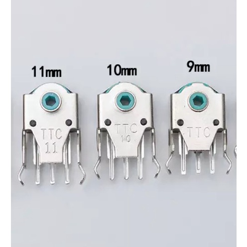 Nút Cuộn Dọc Chuột TTC 9MM 11MM - Scroll Encoder - Con lăn chuột