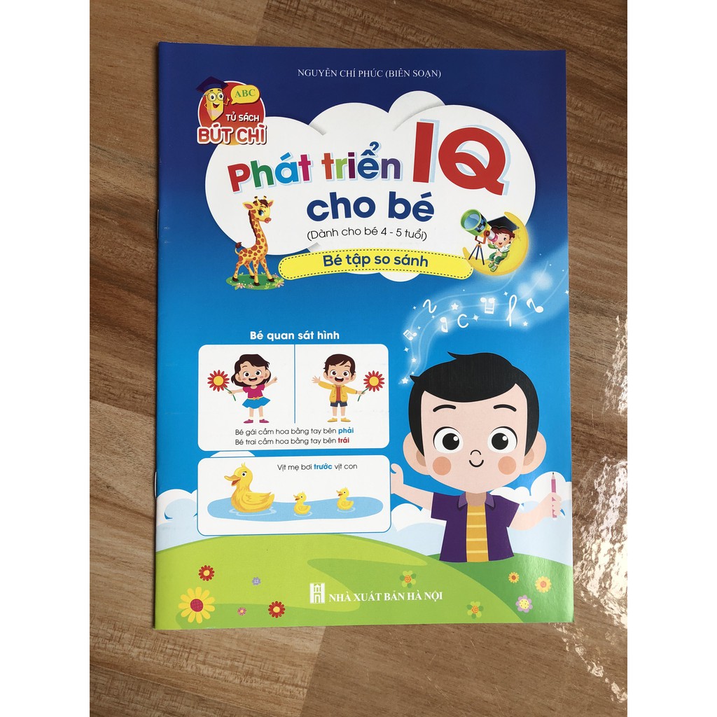 Sách - Phát Triển IQ Cho Bé 4 đến 5 tuổi (Combo 8 quyển)