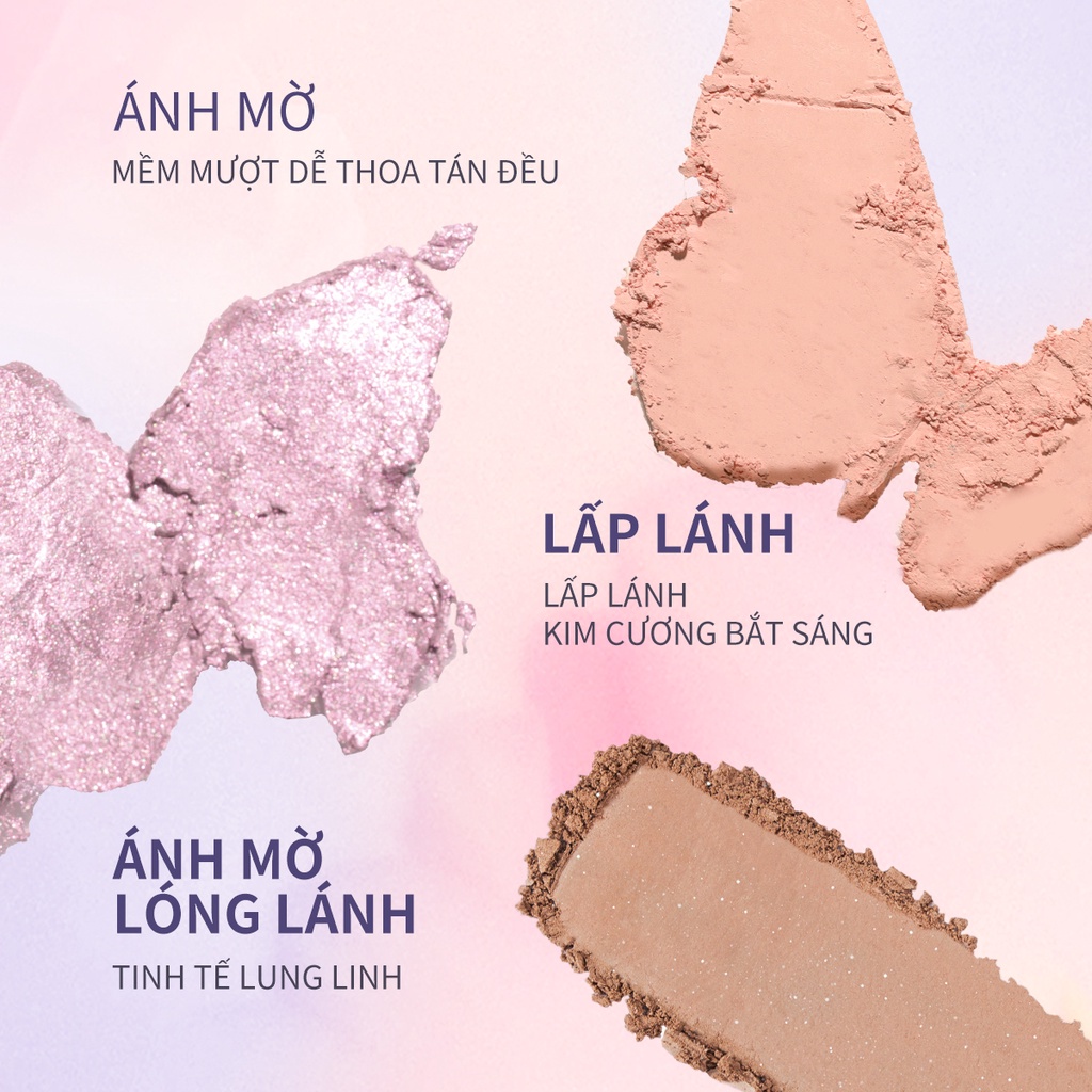 Bảng Phấn Mắt FOCALLURE 5 Màu Tông Nhũ Và Lì Chống Mồ Hôi