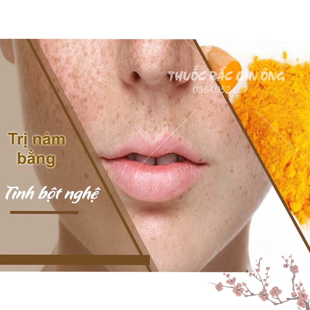 Bột dưỡng da mờ thâm (Bột hữu cơ, mask tự nhiên, giảm thâm nám, chống lão hóa, cấp ẩm)- Thuốc Bắc Lãn Ông