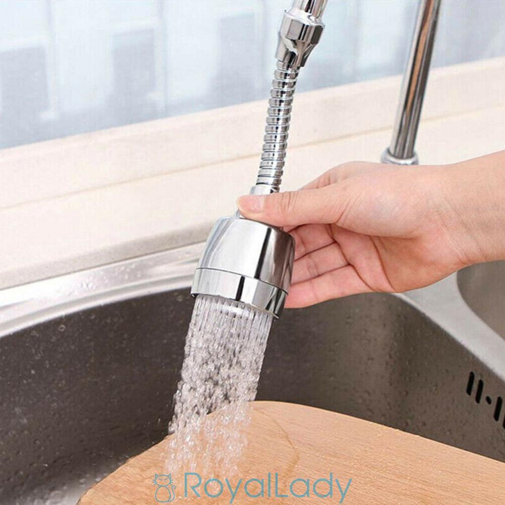 #ROYALLADY#1 Pcs Flexible Kitchen Tap Head Water Saving Faucet Extender Sink Spray Home New