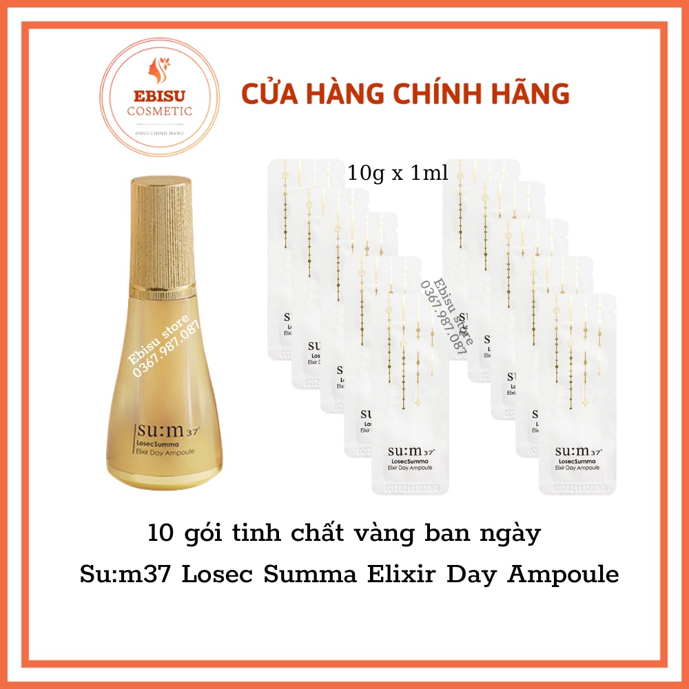 10 gói tinh chất vàng su:m37 ngày_#losec_summa