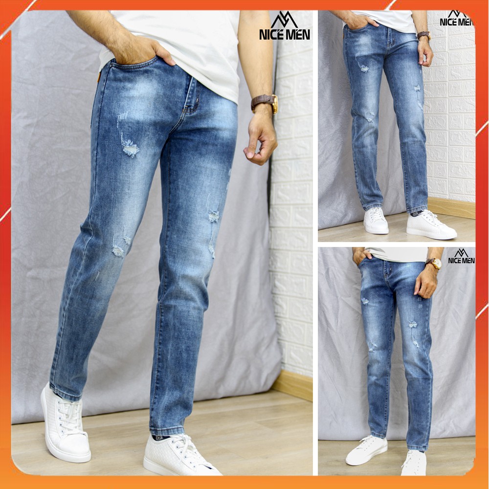 Quần Jeans Nam Rách Nice Men❤️️ FREESHIP ❤️️ ✔️ CAM KẾT ẢNH SHOP TỰ CHỤP✔️ HỖ TRỢ MIỄN PHÍ ĐỔI - TRẢ SẢN PHẨM.