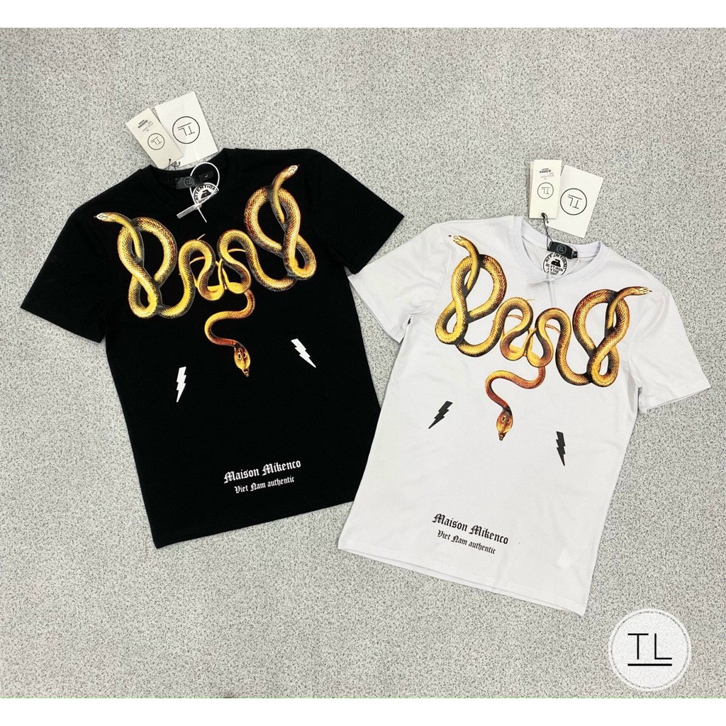 Áo Phông Nam Mùa Hè, Áo Thun Nam Tay Ngắn In Hình Rắn 3D Chất Thun Lạnh Siêu Mát - AC117 - TopMen | BigBuy360 - bigbuy360.vn