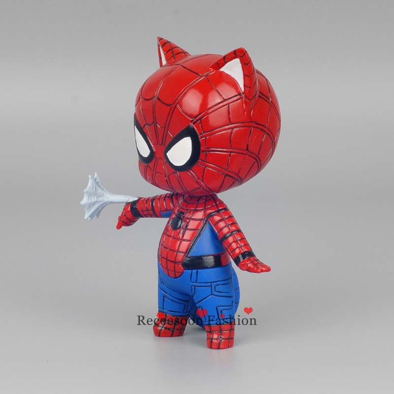 Tượng mô hình nhân vật Spider Man phong cách chibi