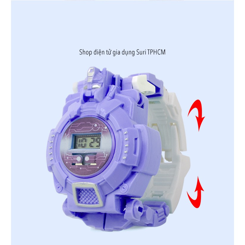 Đồng hồ robot biến hình cho bé fullbox | BigBuy360 - bigbuy360.vn