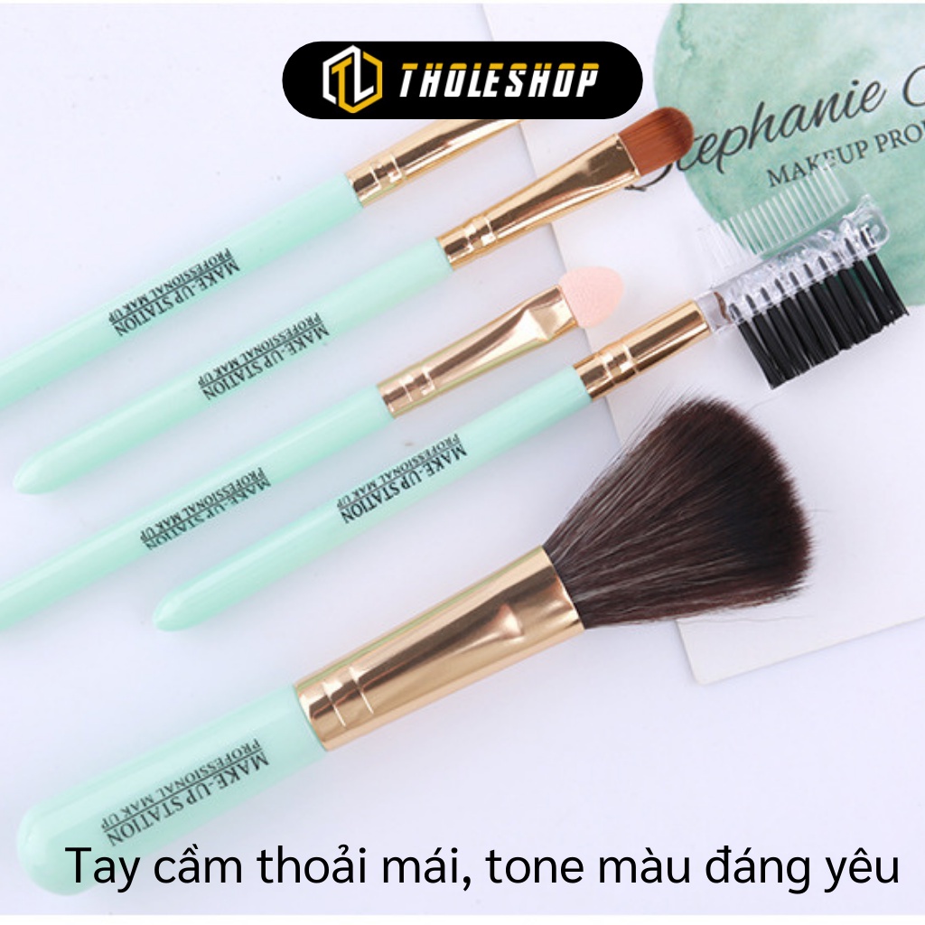 Bộ Cọ Trang Điểm - Combo 5 Món Cọ Makeup, Trang Điểm Cá Nhân Nhỏ Gọn 8691