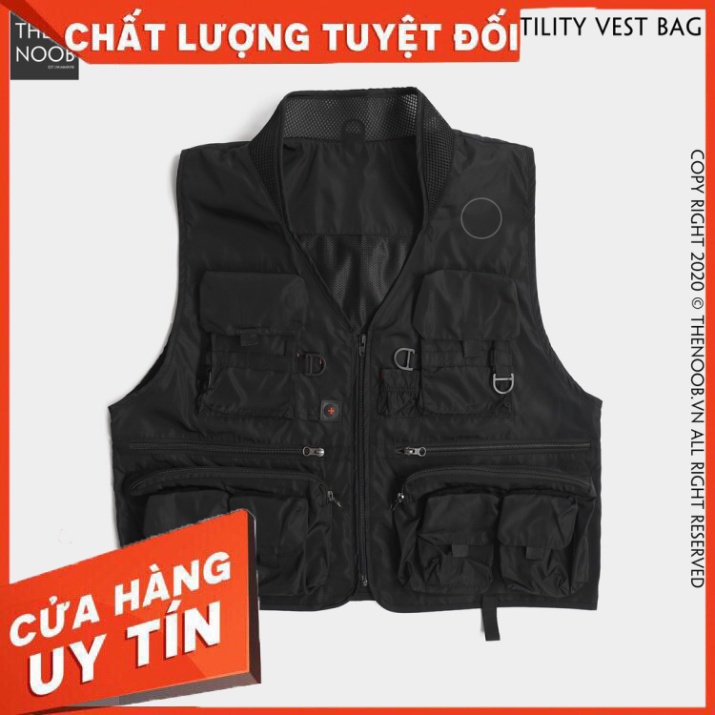 Áo Khoác Dạng Vest Đa Năng - Màu Đen - 2020TC21 - Hàng nhập khẩu