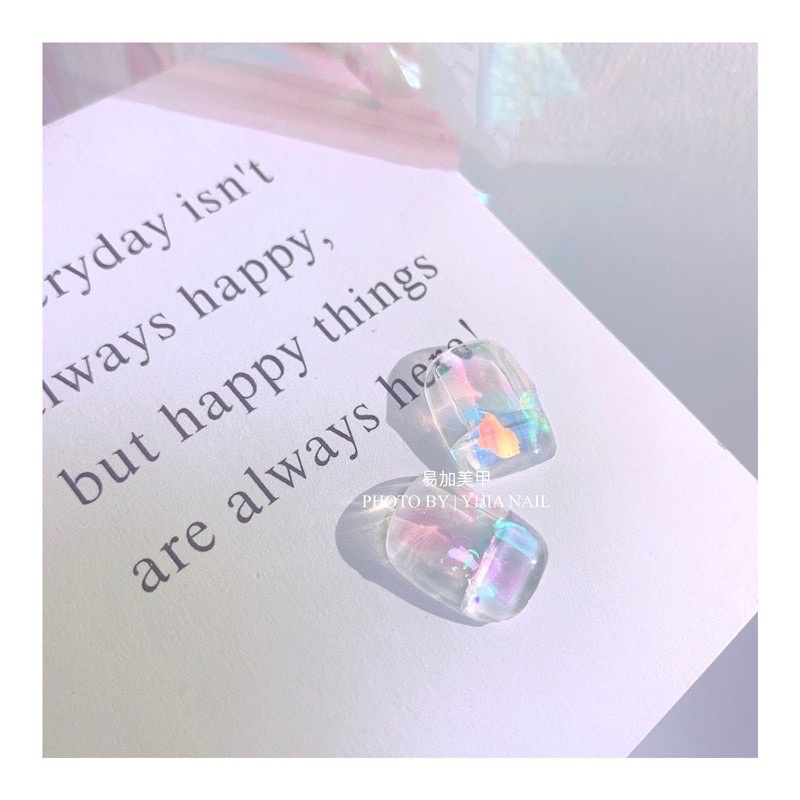 Giấy thuỷ tinh ,bóng kính trang trí nail / móng tay