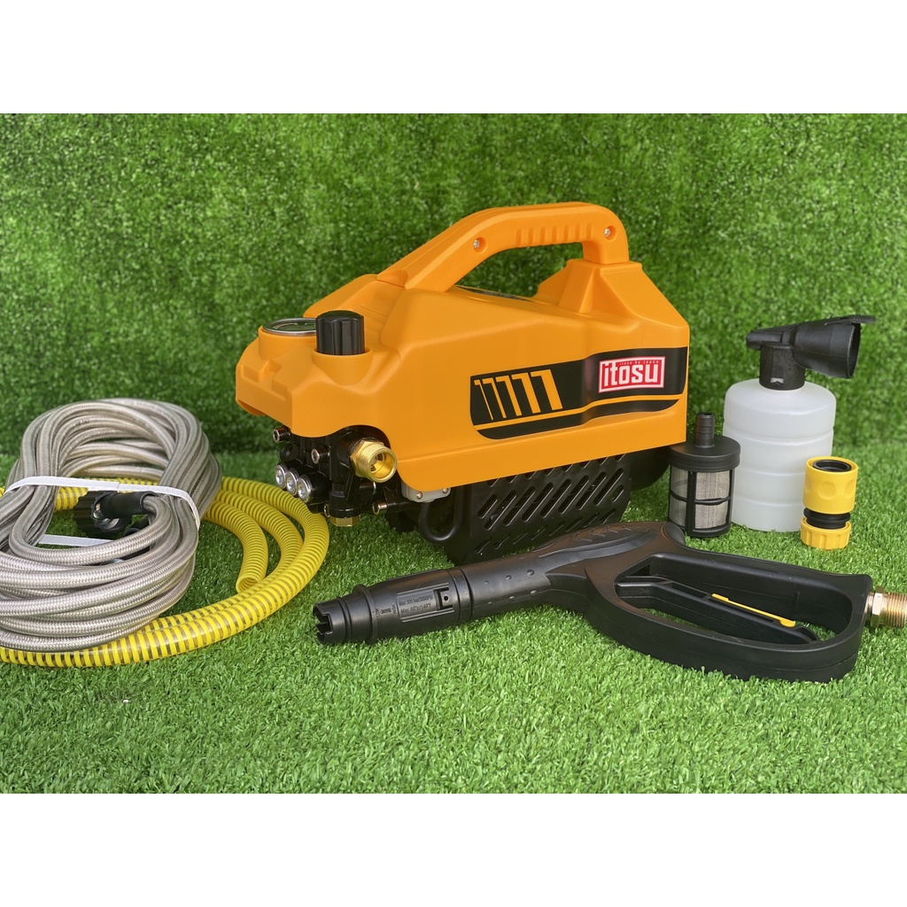 Máy rửa xe itosu 2300w lỗi đồng 100% có chỉnh áp tặng bình bot tuyết
