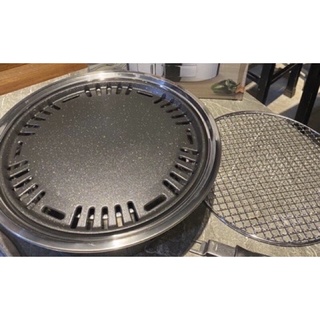 Bếp nướng than hoa âm bàn- vỉ gang và vỉ lưới