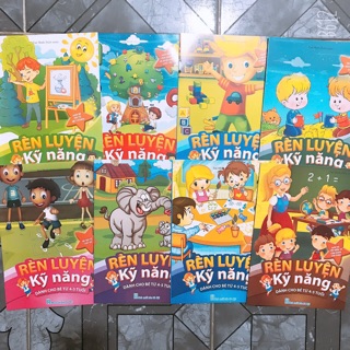 Set 8 quyển tập tô cho bé
