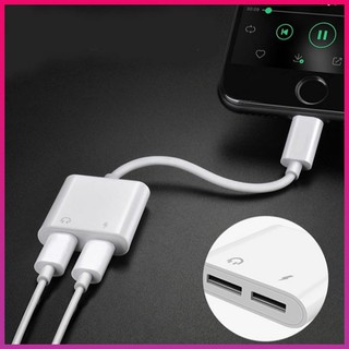 Jack chuyển đổi 2 trong 1 IPHONE, Jack chuyển đổi 2 cổng lighting, cáp chia cổng 2 iphone, cáp iphone Educase86