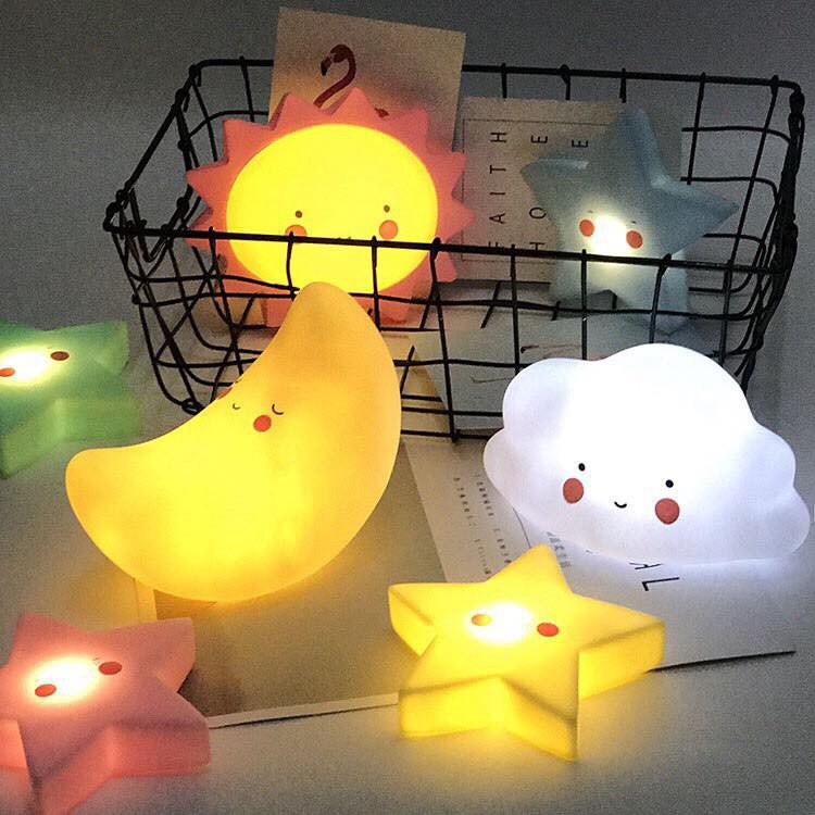 Đèn ngủ hình thú cho bé, đèn ngủ led silicon để bàn siêu cute Kèm Pin (chọn mẫu)