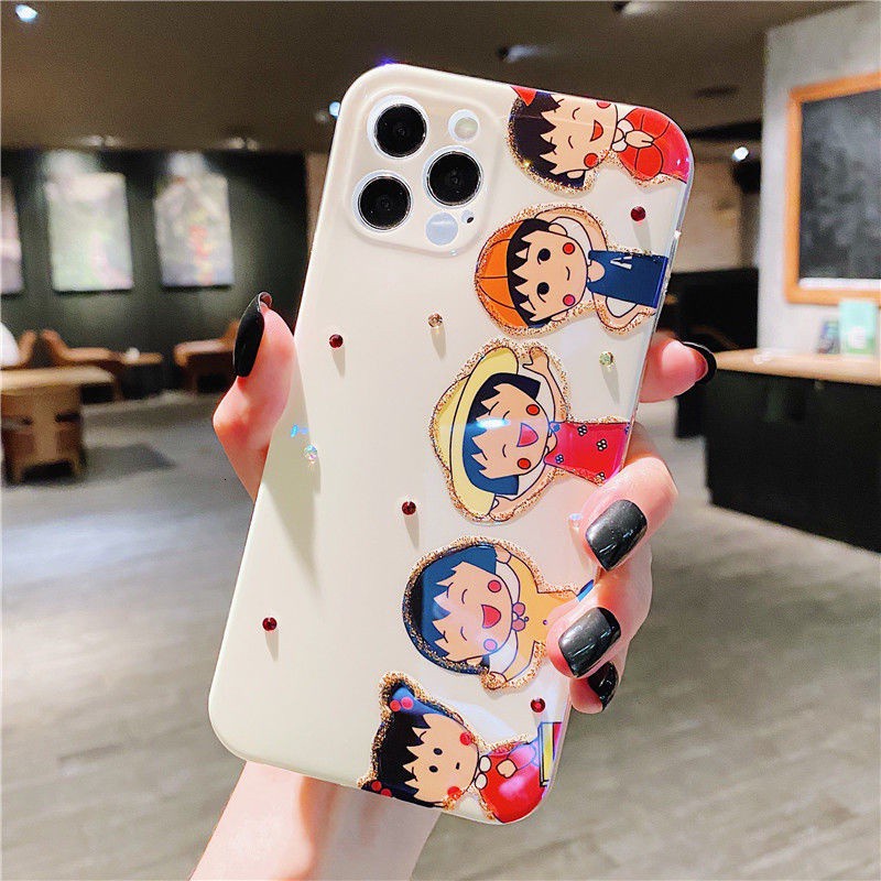 Ốp điện thoại cao su silicon dẻo chống rơi thích hợp cho IPhone SE X XS Anti-drop XR XSMAX 11 12Pro 12promax