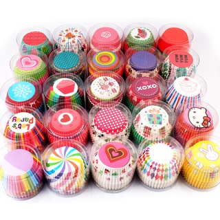 Set 100 Chiếc Khuôn GIấy Làm Bánh Cupcake / Muffin