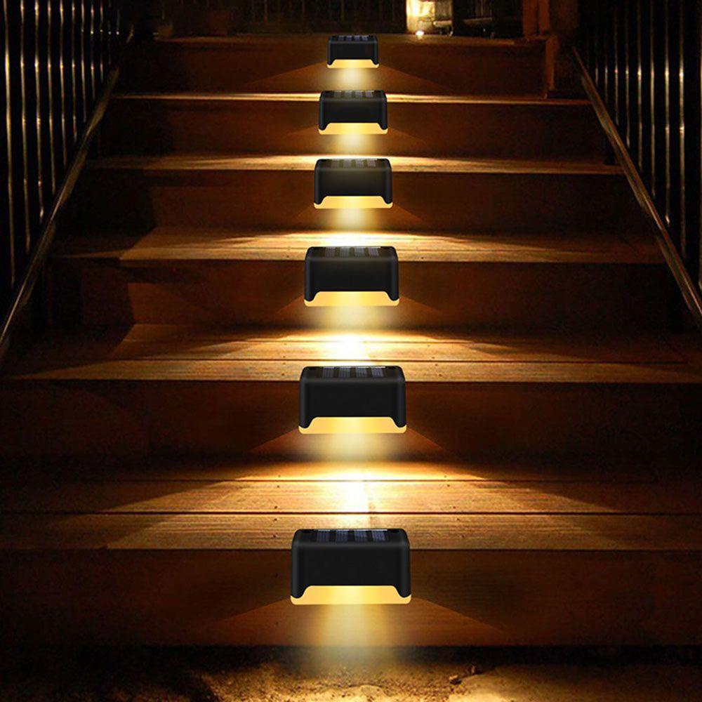 Đèn LED Năng Lượng Mặt Trời Ánh Sáng Trắng / Ấm Trang Trí Cầu Thang Sân Vườn
