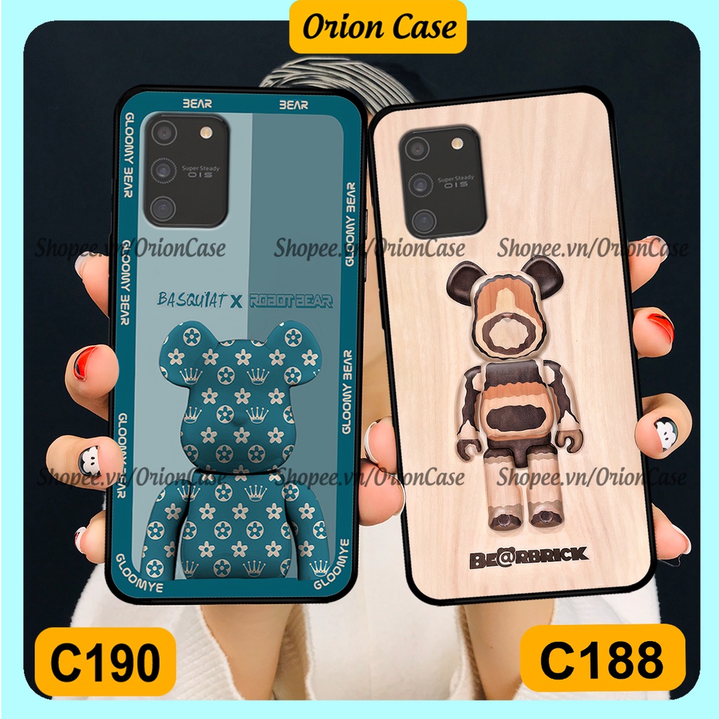 Ốp lưng Samsung S10 Lite in hình bearbrick 3D thời trang, cá tính. ốp chống sốc, bền đẹp