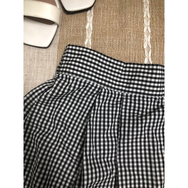 Pass chân váy xoè caro 2hand CV06d