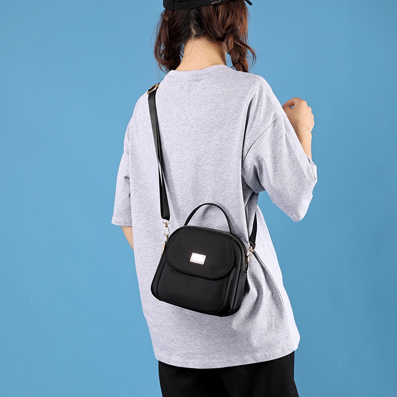 Beg Tangan Wanita Murah Cantik Túi Đeo Chéo Canvas Mini Chống Thấm Nước Phong Cách Hàn Quốc Beg Silang Perempuan Cho Nữ
