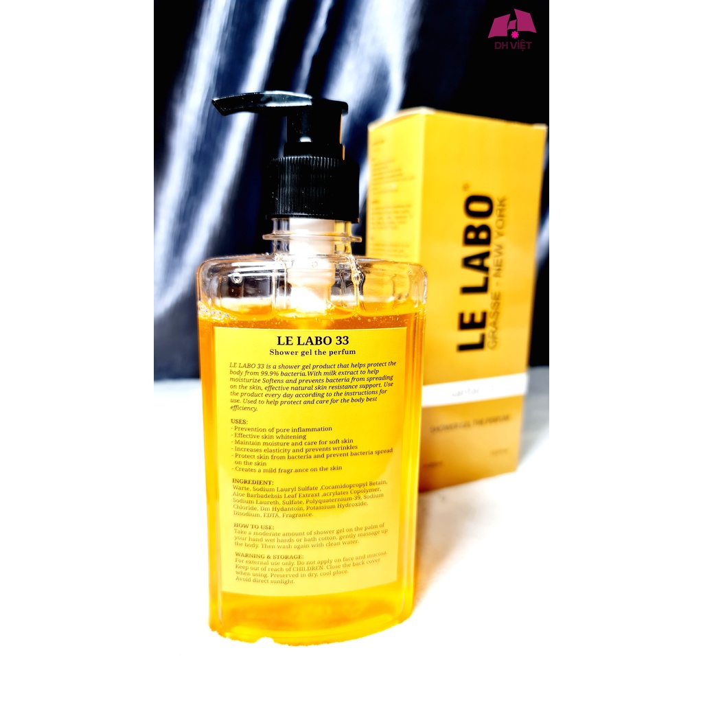 [Khai trương giảm giá] sữa tắm nước hoa dưỡng da Le Labo Santal 33 450ml | BigBuy360 - bigbuy360.vn