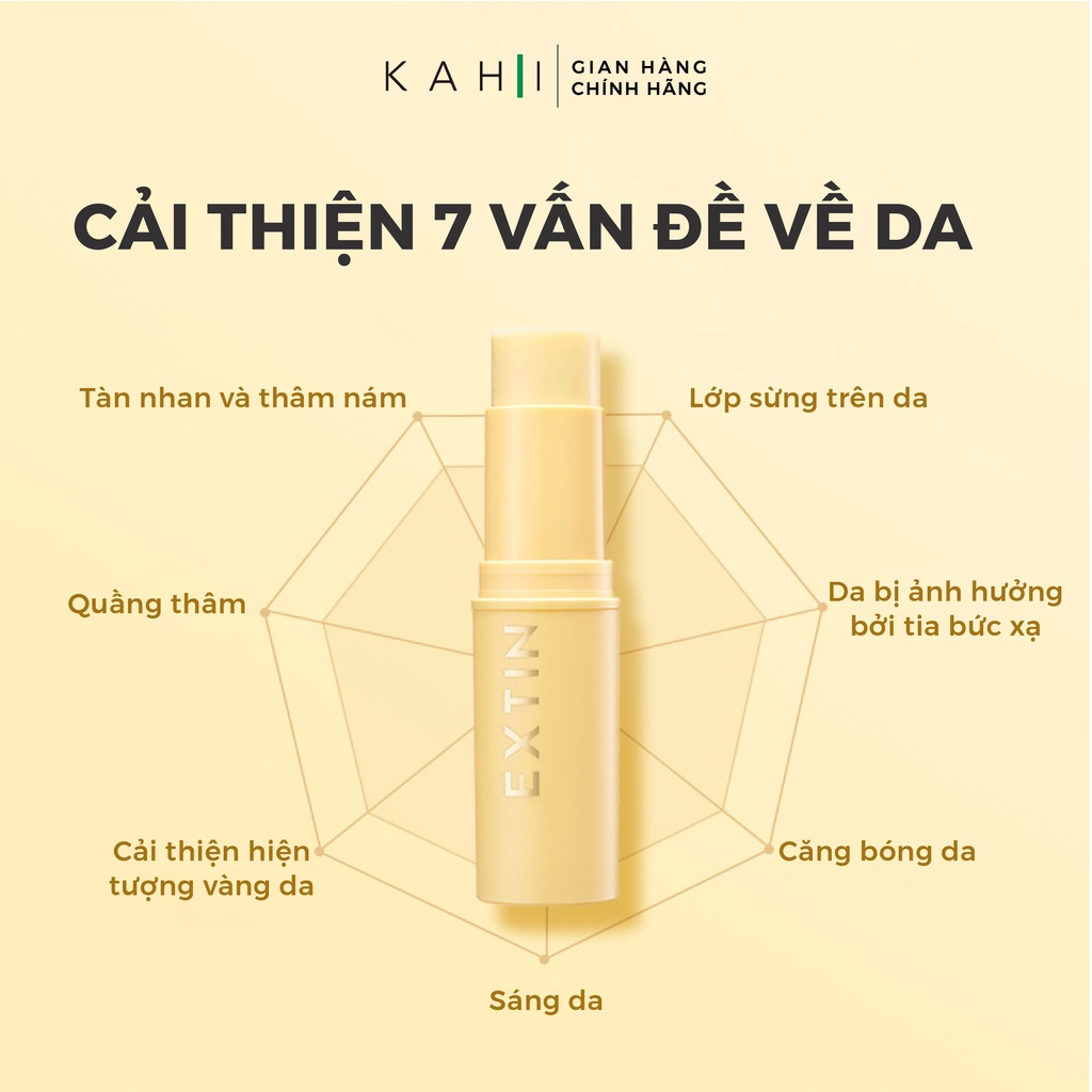 Combo 2 Kem Dưỡng Trắng Da, Mờ Thâm, Chống Lão Hóa Da KAHI Extin C Balm Dạng Thỏi 9g