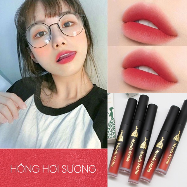 [SP CHÍNH HÃNG] Son Kem Lì WOODS MATTE Lâu Trôi Với 2 Tông Màu Tùy Chọn (5g) | BigBuy360 - bigbuy360.vn