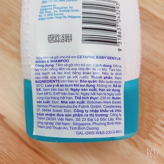  Sữa Tắm Gội Cetaphil 230ml