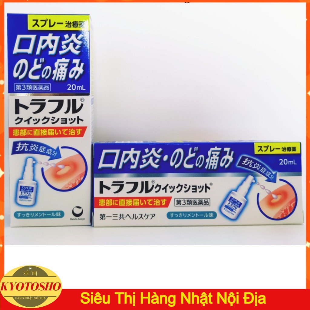Xịt nhiệt miệng Daiichi Sankyo 20ml