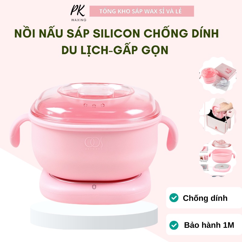 NỒI NẤU SÁP SILICON CHỐNG DÍNH DỄ SỬ DỤNG
