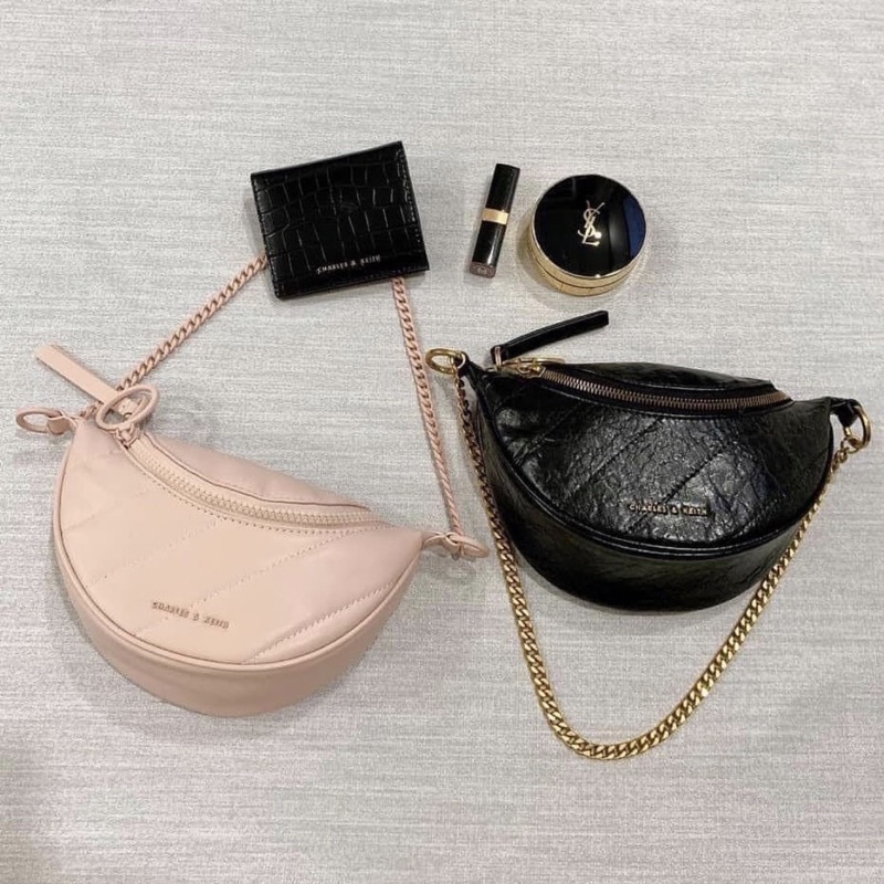 Túi xách nữ đeo chéo bao tử CnK đẹp nhiều màu size 20cm