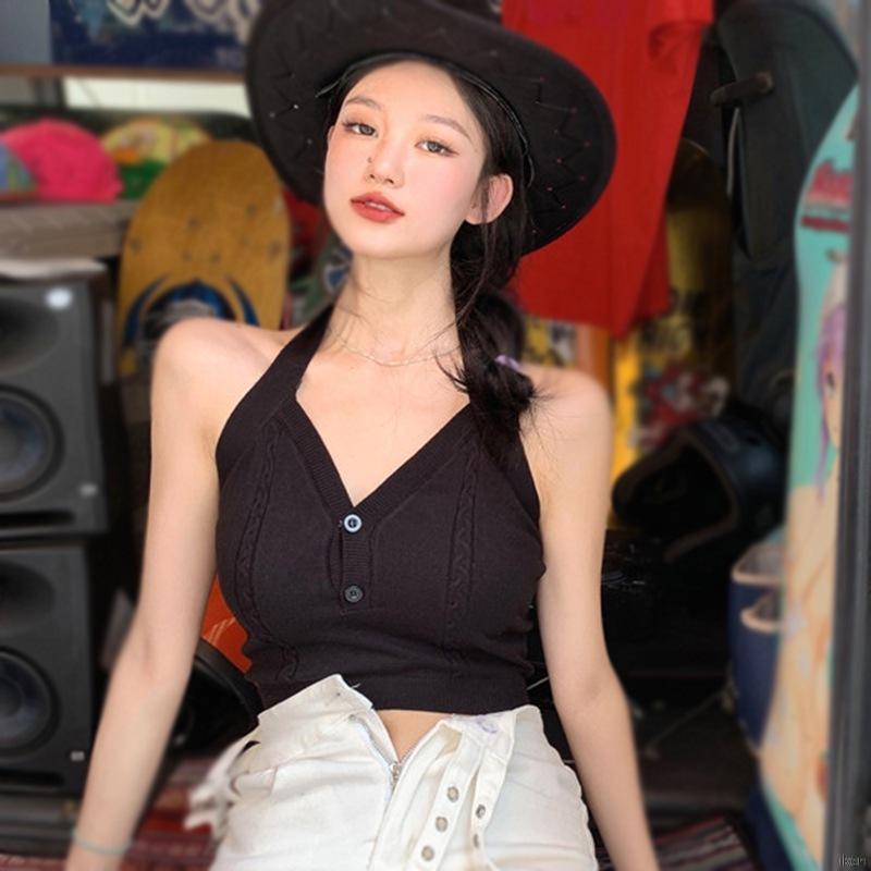 Áo nữ không tay cổ chữ v thời trang quyến rũ