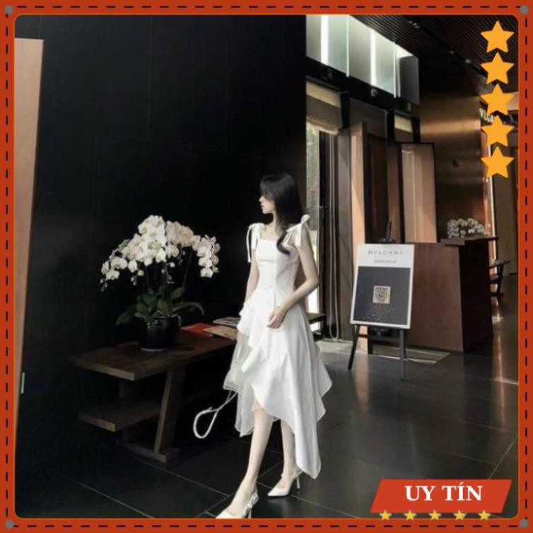 [HÀNG CAO CẤP] Đầm trắng tầng phối lưới | BigBuy360 - bigbuy360.vn